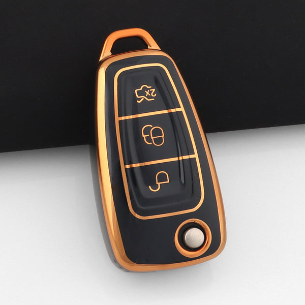 Case for Ford Edge, Fusion, Mustang, Explorer, F150, F250, F350, Ecosport (3 Buttons)