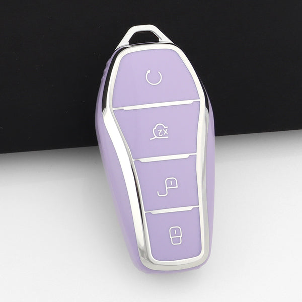 Case for BYD Han Ev Tang Dm/Qin PLUS/Song Pro/MAX/Yuan Dolphin (Silver)