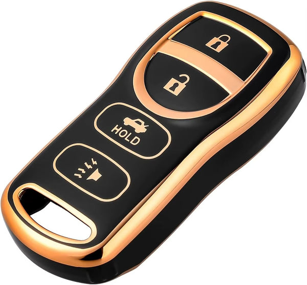 Case for Nissan Armada, Frontier, Murano, Pathfinder, Quest, Titan, Xterra (4 Buttons)